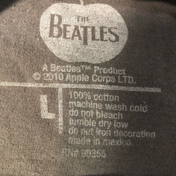 Vtg The Beatles T-shirt Large Cotton - Picture 2 of 4